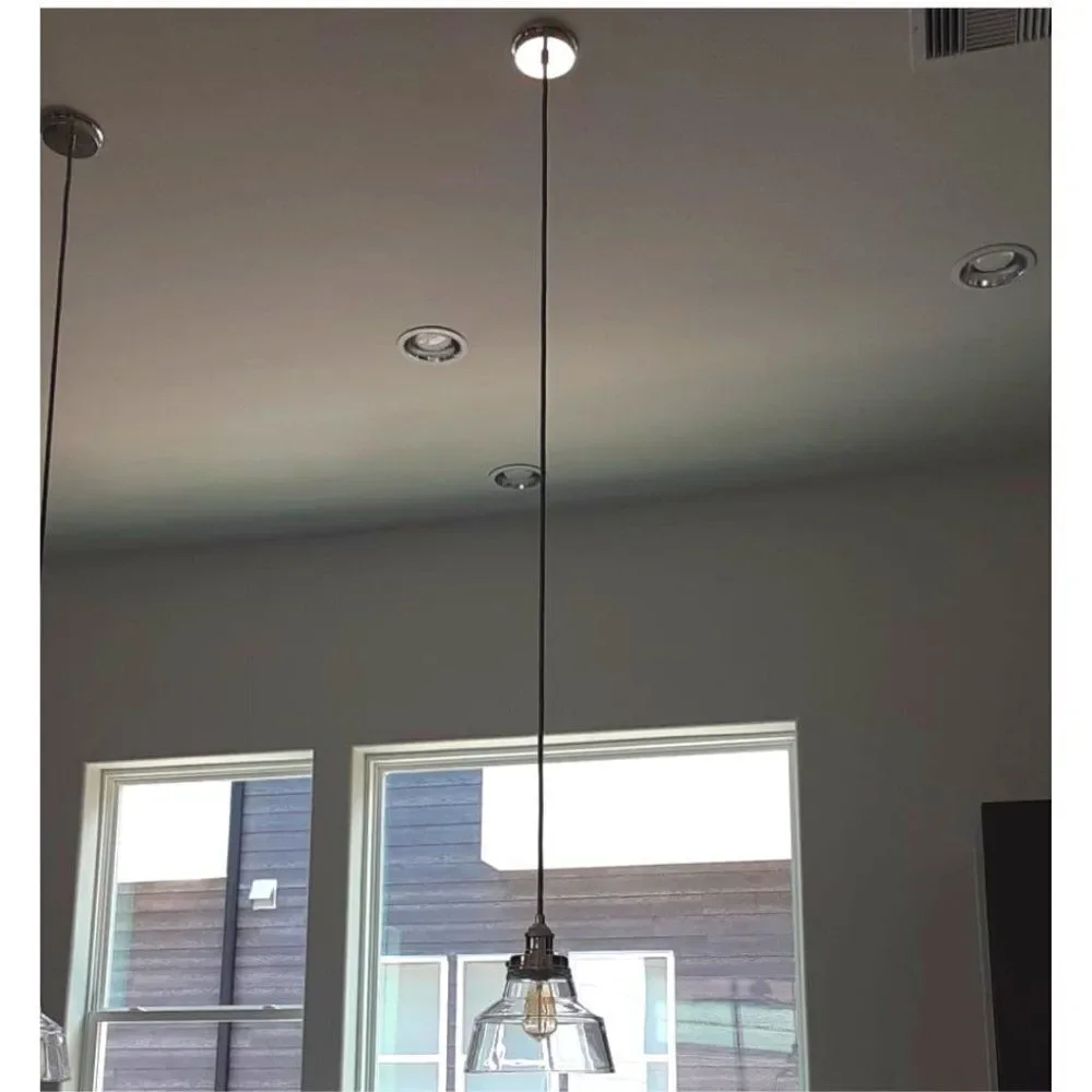 FEISS One Light Pendant Polished Nickel P1348PN Baskin 10